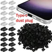 25Pcs Silicone Anti-Dust Plugs For Type-C Mobile Phone Charging Ports - Durable Protective Covers For Type-C And  16 15, Universal Charging Port Covers, Sand And Lint Protection - Multicolor - View 3