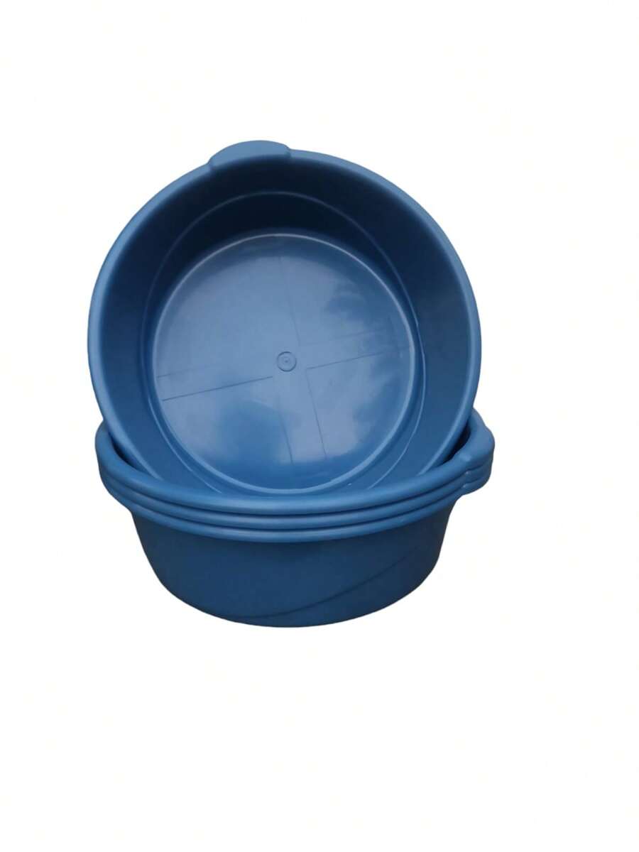 KIT OF 4 REINFORCED 6.5 LITER BASINS, BLUE - Màu xanh lam - Xem 1