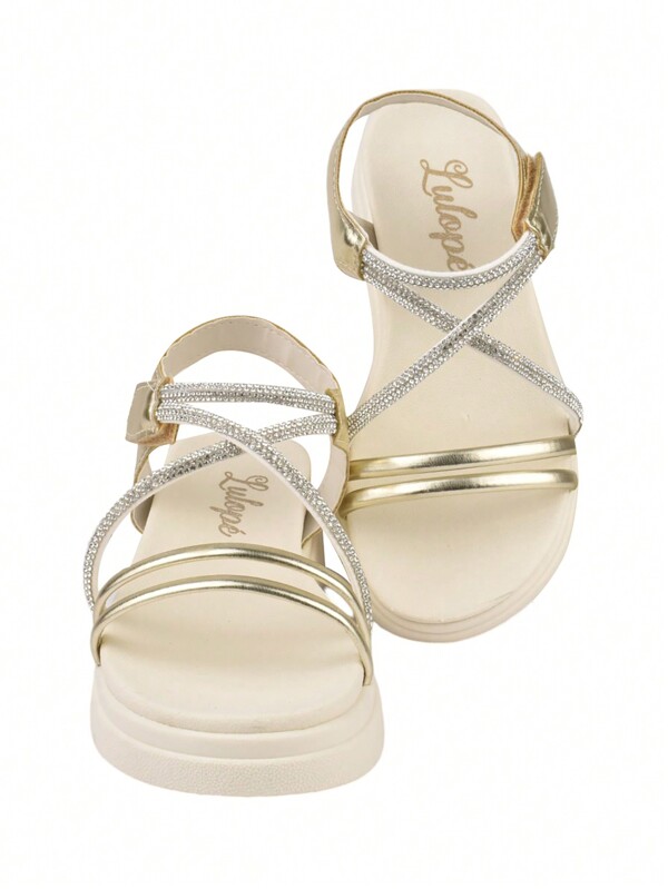 Sandalia Papete Infantil Menina Sandalia Birk Strass Preço Baixo Lulopé
