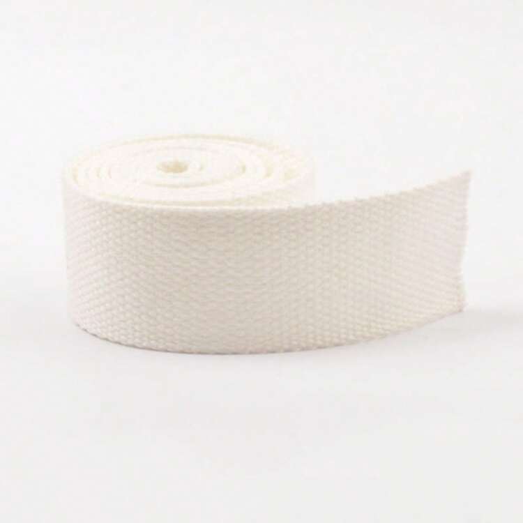 2 Yards/Roll 3.2cm Wide Thickened Solid Color Canvas Webbing Strap For Backpacks Bags, Packaging, Luggage - Multicolor - View 9