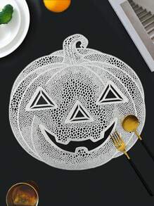 1-4 szt. Okrągłe proste podkładki z PCV, zmywalne, łatwe do czyszczenia, wycieranie, antypoślizgowe, odporne na ciepło, maty stołowe, słodka zaduma, eleganckie podkładki, ustawienie blatu, mata na stół w kuchni, świąteczne dekoracje weselne - Wielokolorowe - Zobacz 19