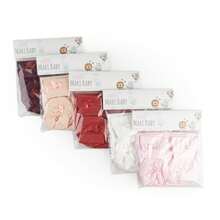 Maternity Kit For Girls And Boys, Hat, Gloves And Shoes For Newborn Babies, 100% Cotton Mesh - 淺粉色 - 查看 2
