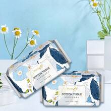 1包洗脸巾一次性洗脸巾加厚清洁干湿抽取式柔软毛巾珍珠纹卸妆巾 - 有花紋 - 查看 2
