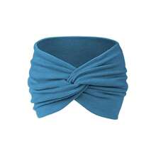 1 szt. szeroka miękka damska opaska do włosów, modne bandany w stylu boho, elastyczne opaski do jogi, akcesoria do włosów, opaski na głowę, wiązane, rozciągliwe, antypoślizgowe, duże opaski do jogi, bieganie, duży sportowy turban, opaska do włosów, jesienno-zimowa, na wakacje, elegancki szalik dla kobiet