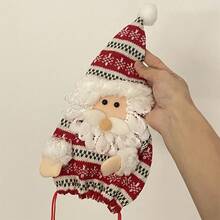 1 件圣诞雪人、圣诞老人、驯鹿设计装饰格子苹果袋 - 聖誕蘋果袋 - 查看 4