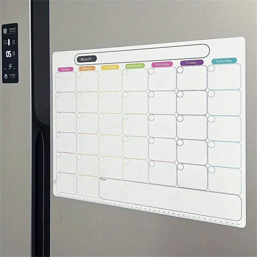Dry Erase Calendar For Refrigerator Acrylic Refrigerator