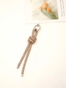 1 件彩色水晶串珠装饰挂绳，带透明卡夹 - 彩色 - 查看 6