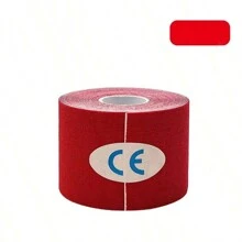 1 ROLLE 5cm x 5m Muskel Paste Kinesio Tape Elastisches Band Brust Paste Knie und Ellbogen Pad Fitnesstape Schutzzubehör Sport Tape Fitness Zubehör