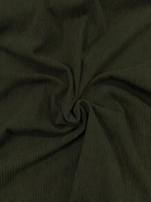 Herren Lässige Mode Einfarbiges Cord Stoff Langarm Hemd-Jacke mit Kragen und Tasche, geeignet für Outdoor-Aktivitäten, Pendeln, Freizeitbekleidung, Essentiell