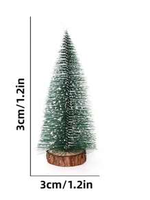 5pcs Mini Christmas Tree Decor For New Year & Christmas Party DIY Ornaments