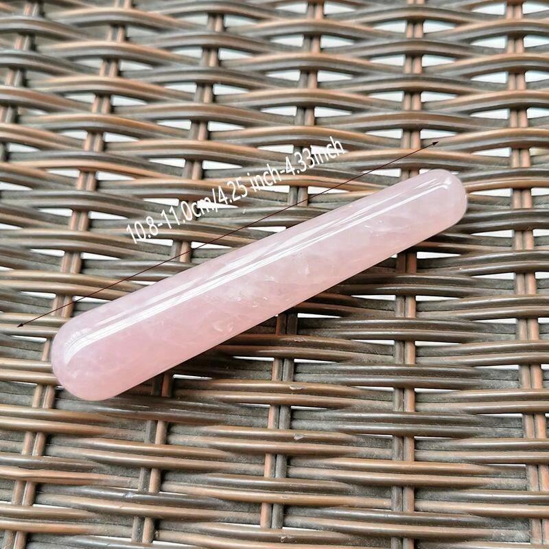 Natural Jade Rose Quartz Massage Tool, Beauty Massage Stick