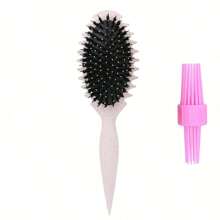 2 件卷发定型刷、卷发梳、卷发分离刷,适用于湿发、塑造和定型卷发,适合男女,减少拉扯 - 彩色 - 查看 15