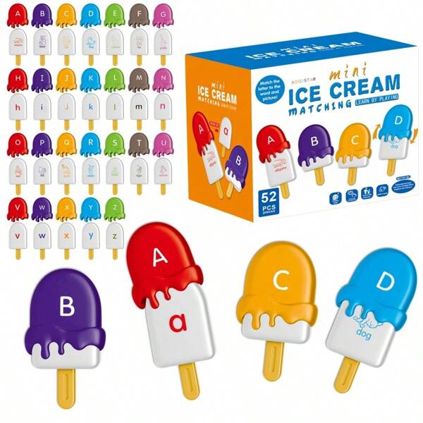 Juguete educativo de emparejamiento de letras del alfabeto, juguete de conteo, juguete de aprendizaje del alfabeto para niños y niñas de talla grande de 18 meses. Juego de clasificación y emparejamiento de letras para desarrollar habilidades motoras finas en preescolar de 3 a 5 años. (Algunas partes se envían al azar) como relleno de calcetines, juegos de alfabeto, juguetes para niños, relleno de calcetines para niños, juguetes para niños, relleno de calcetines para niños, baldosas magnéticas, juguete de alfabeto, relleno de calcetines para niñas, juguetes para niños, juguetes, relleno de calcetines para niños