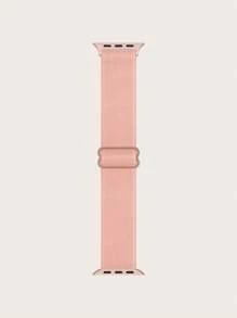 1pc Nylon Watch Band Fit For 38/40/41/42/44/45/49mm Apple Watch SE/Series 9/8/7/6/5/4/3/2/1/Ultra 2, Elastic Rope, Canvas Strap, Rainbow, Bohemian, Leopard Print, Animal Footprint Design