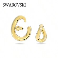 Swarovski DEXTERA 耳夹：EC (#2) CRY/GOS 5615734 - 金色 - 查看 7