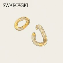 Swarovski DEXTERA 耳夹：EC (#2) CRY/GOS 5615734 - 金色 - 查看 2