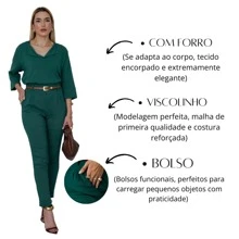 Women Sweater Pants - màu xanh lá - Xem 4