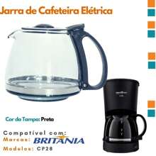 Britânia CP28 Coffee Maker Jar Cup CP 28 Strong Glass - 黑色 - 查看 4
