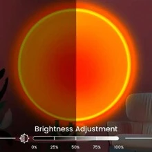 16 Color USB LED Sunset Spotlight, With Remote Control USB Light ABS Floodlight, Suitable For Home Decor Living Room, Halloween, Christmas, Wedding Decorations, Desk Accessories, Travel, Camping, Parties, And The Perfect Christmas Gift.