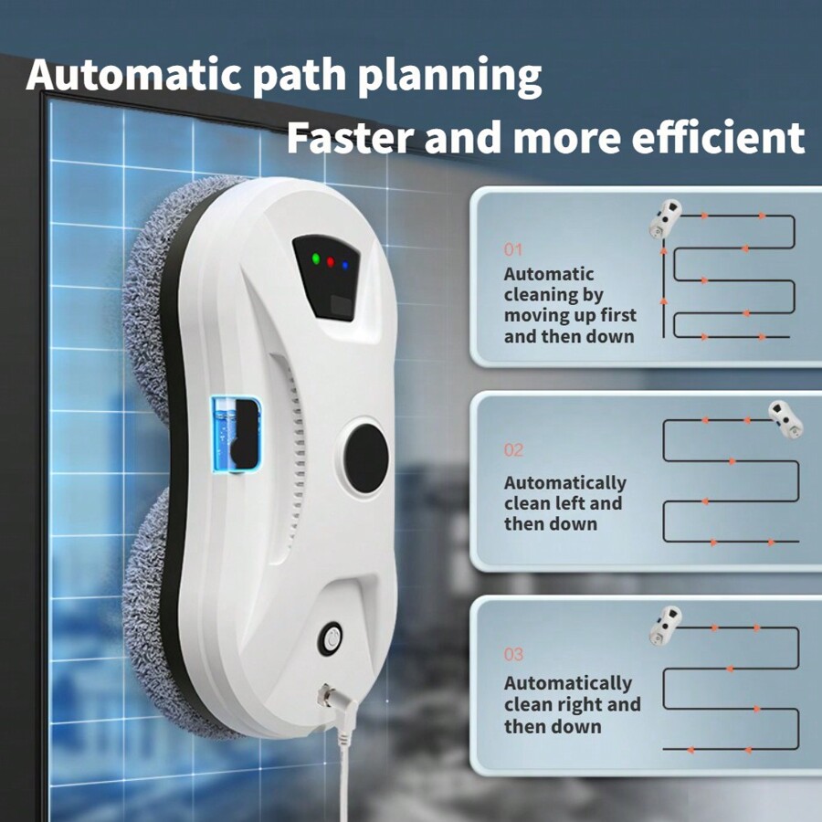 KinseiBeauty Fully Automatic Smart Window Cleaning Robot, Automatic ...