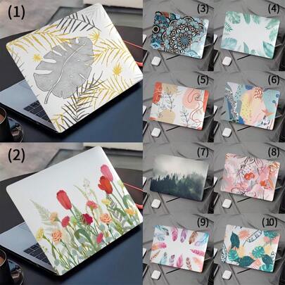 10 opções de padrões, compatível com capa para MacBook Air Pro, capa para computador de 13/14/15/16 polegadas, A1370, A1534, A1502, A1707, A2337, A1932, A2179, A2338, A1706, A1708, A2681 capa para laptop de plástico rígido, compatível com laptop Apple com estampa colorida de flores e borboletas A2485 A2442 A1466, A1369, A1369, M2, A941, A3114, M3, A3113, padrão de mármore, cacto, padrão de astronauta, Microsoft Surface Laptop Go 1/2 12,4, capa para laptop de 13,5 polegadas 1943, 1868, 1958, 1979, capa