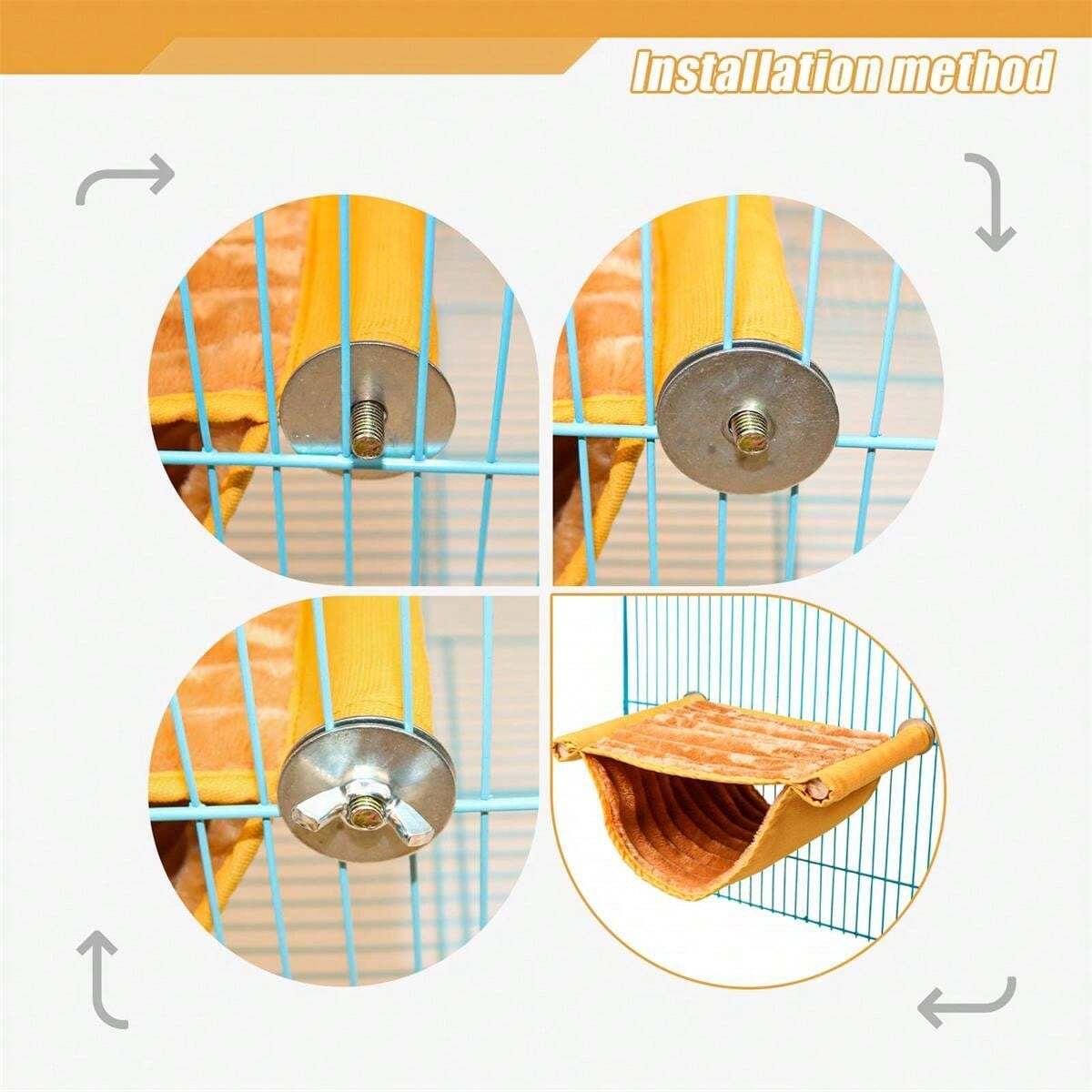 BWOGUE Winter Warm Bird Nest Bed Hanging Hammock Snuggle Hut Parrot