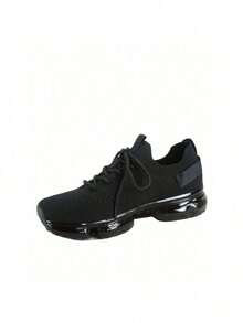 Women's Fashion Lace Up Bubble Sole Stretch Elastic Mesh Sneaker Shoes - Ôliu - Xem 7