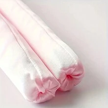 1pc Pink Foam Hair Curler - Heatless Wave Curls For All Hair Types - Pink - View 4