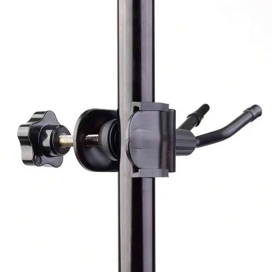 Mic Stand Violin Guitar Hanger,Violin Holder With Bow Hanger, Violin Stand Guitar Hanger Clamp