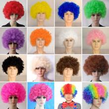 1 pieza Peluca de cabello explosivo y colorido, tocado con estilo de pelo de payaso para Halloween, accesorio de disfraz para fiesta de disfraces, sombrero de pelo rizado y esponjoso, adecuado para eventos escolares, reuniones con amigos, festivales, artículos de fiesta divertidos, accesorio para fotografía