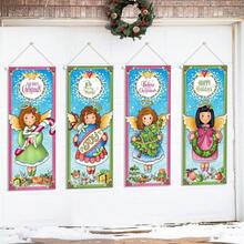 1 Bộ trang trí Giáng sinh cổ điển (11,8 X39,3 inch), Trang trí Giáng sinh màu hồng Biển báo hiên nhà Holy Night Bộ nghệ thuật biểu ngữ Đạo cụ chụp ảnh Giáng sinh Phông nền Treo tường Biển báo áp phích Trong nhà Ngoài trời Trang trí nhà để xe Mùa đông Giáng sinh Năm mới Đồ dùng tiệc ngày lễ, Halloween, Trang trí Halloween - Nhiều màu - Xem 1