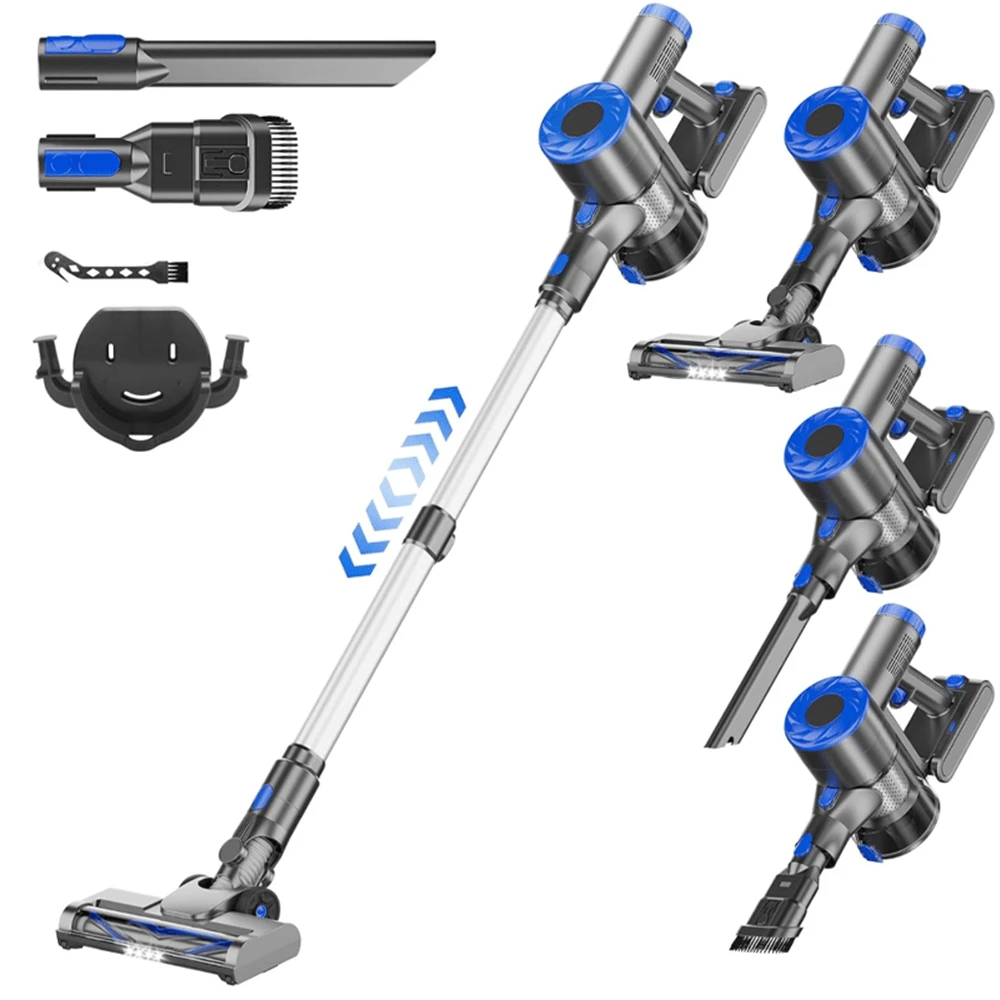 Cordless Stick Vacuum CleanerRemovable Rechargeable BatteryPet Hair