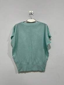 Blogger Style Crop Top In Modal Yarn, 2024 - 水鴨藍 - 查看 2