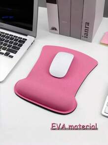 1pc Creative EVA Memory Foam Wrist Rest Pad Anti-Slip Computer Gaming And Office Mouse Pad With Wrist Support - Multicolor - View 1