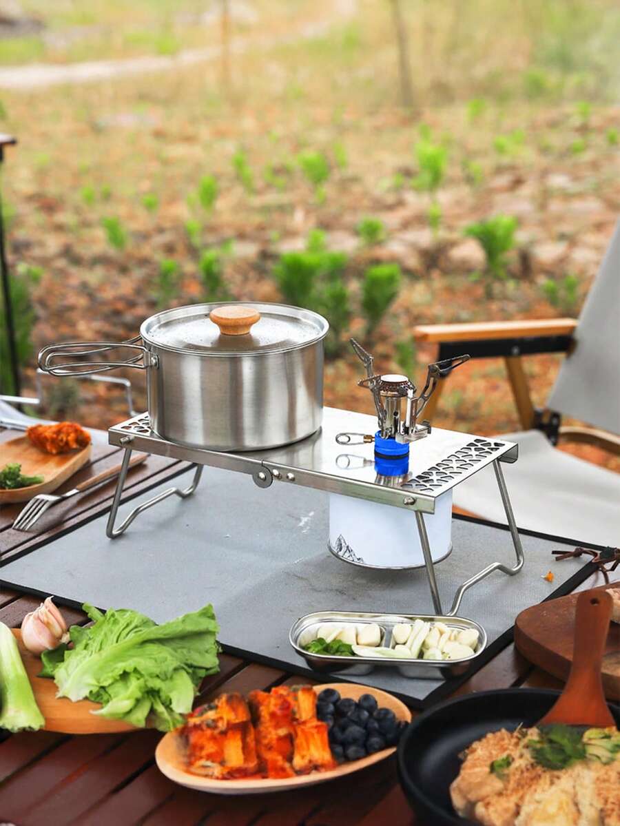 Portable Gas Camping Stove, Mini Portable Lightweight Backpack Camping