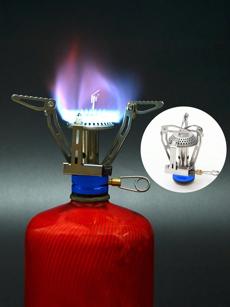 Portable Gas Camping Stove, Mini Portable Lightweight Backpack Camping
