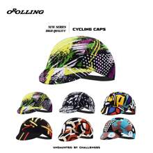 Gorra de ciclismo personalizada con líneas de graffiti, almohadilla para casco de ciclismo adecuada para deportes al aire libre - Pintada - Ver 1