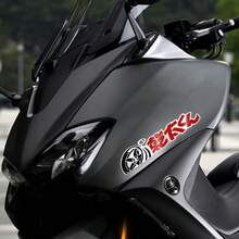 Pegatinas para motocicletas, letras japonesas creativas, reflectantes, impermeables, pegatinas decorativas para coche, moto, accesorios para carrocería de automóvil - 20x4,3 cm/7,87x1,69 pulgadas - Ver 1