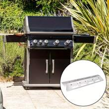 4pcs 41*10cm Gas Grill Heat Shield Plates Stainless Steel Flame Tamer For BBQ - Variant1 - View 4