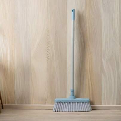1pcs escoba de limpieza de suelo con mango largo ajustable,depurador para limpieza de hogar,Escoba de limpieza profesional