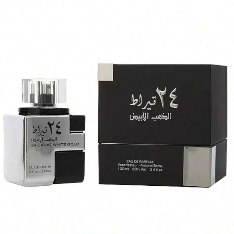 LATTAFA 24 Carat White Gold For Men - 3.4 Oz EDP Spray - Multicolor - View 1