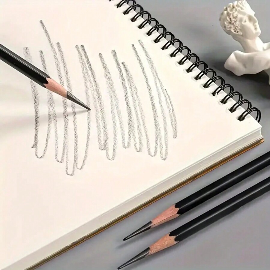 Thick Spiral Sketchbook Bulk Pack, Square Drawing Paper For Art And