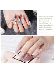 Gaoy 6 Pcs Gel Nail Polish Set - 3 - Apricot - View 4