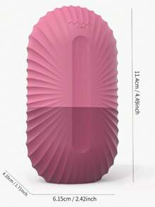 1 个面部和眼部冰滚轮，1 个硅胶冷却冰模面部美容按摩缩孔面部颈部和眼部升级模具 - 藍色 - 查看 2