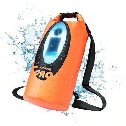 Wasserdichter Trockensack, 20 l Roll-Top-Trockensack mit Solaraufladung, Bluetooth-Lautsprecher und LED-Licht, schwimmender Rucksack hält Dinge trocken beim Kajakfahren, Klettern, Camping, am Meer