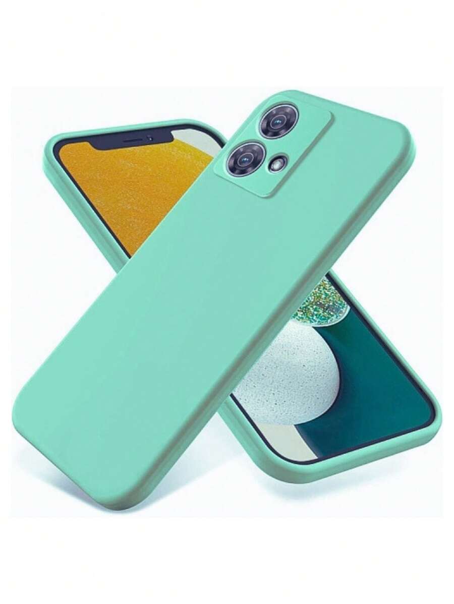 Velvety Inside Cell Phone Case For  A06 - 薄荷綠 - 查看 1