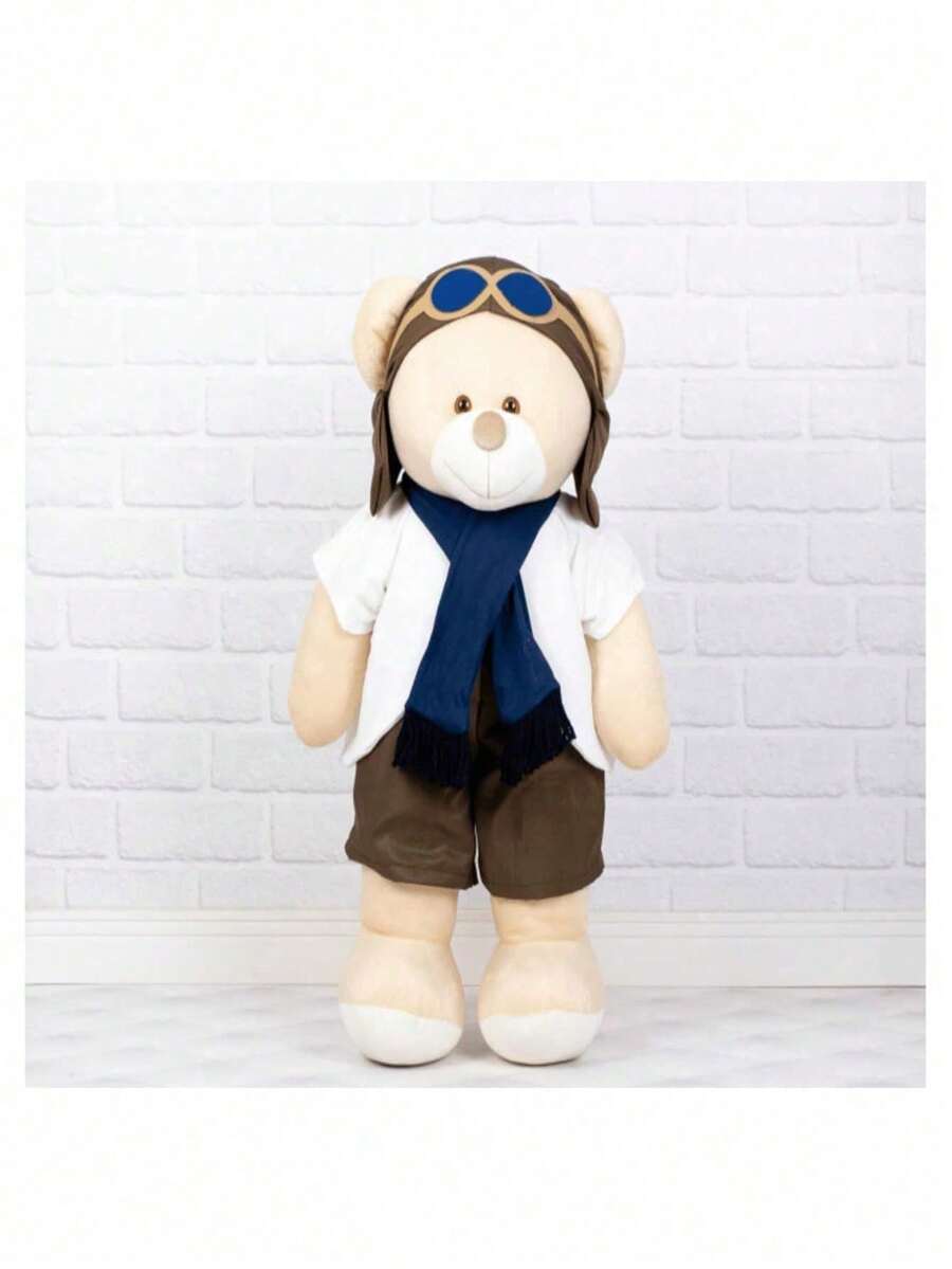 Aviator Teddy Bear Diaper Holder 65cm - Baby's Room - 藏蓝色 - 查看 1