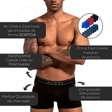 Kit 10 Microfiber Men's Briefs + 12 Pairs Of Men's Socks - Multicolor - View 3