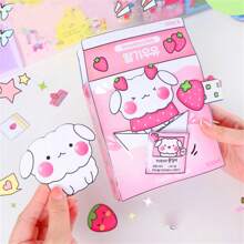 Gato de arándano, Gato de fresa, Gato naranja - Muñeca de papel artesanal, libro tranquilo, juguete de felpa suave de fieltro, scrapbook para niños - Multicolor - Ver 10
