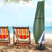 Parasol Cover Waterproof Cantilever Parasol Cover 3m Banana Parasol Cover Cantilever Windproof Garden Parasol Cover Large (265cmX40cmX70cmX50cm) (205cmX25cmX57cmX48cm) - Green - View 10